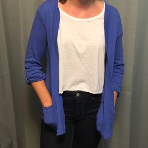 Periwinkle cardigan